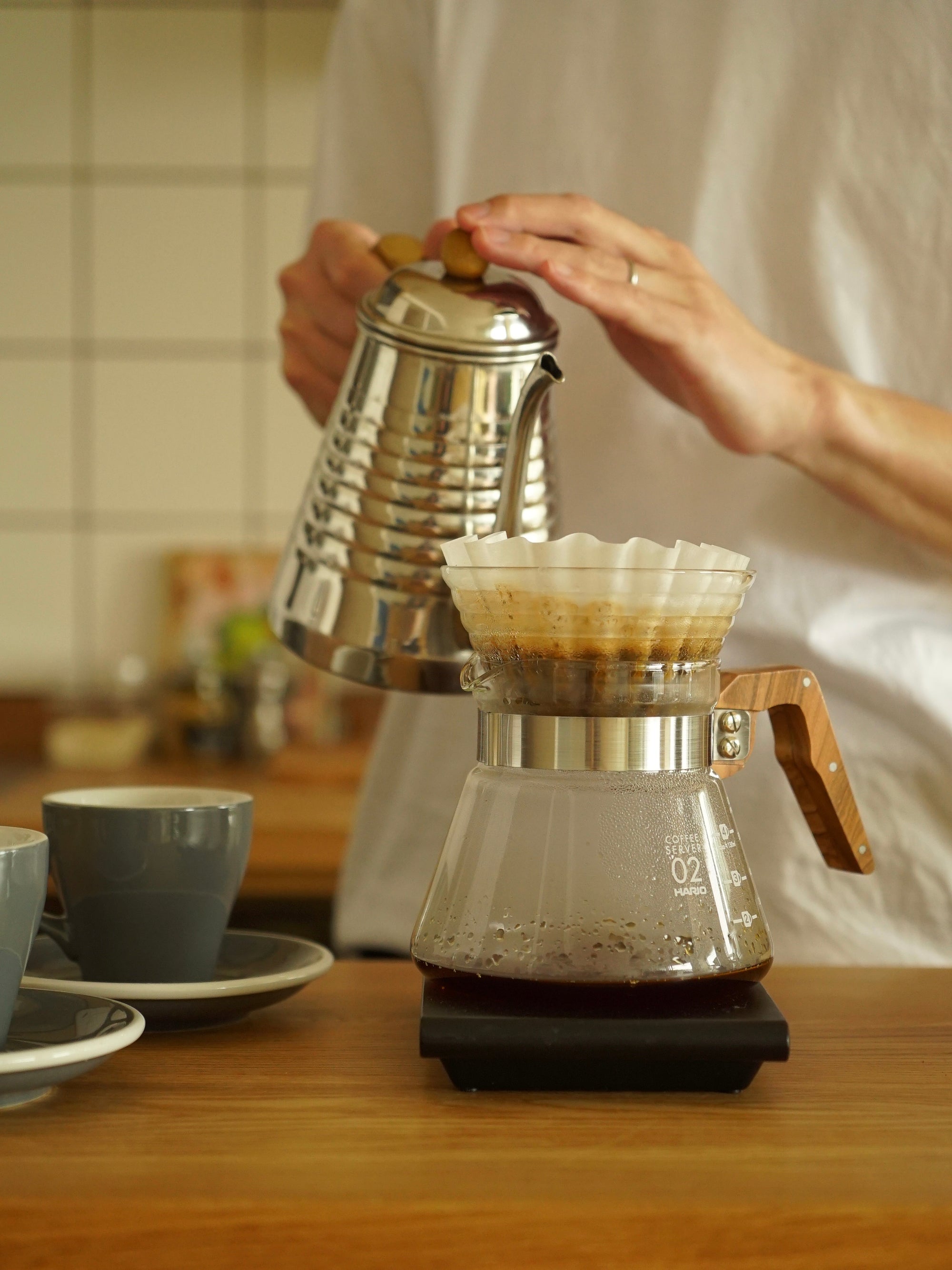 ハリオ / コーヒーサーバー600 オリーブウッド